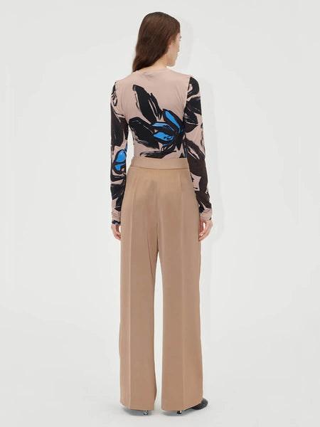 Wide Leg Long Pants - Tiger's Eye