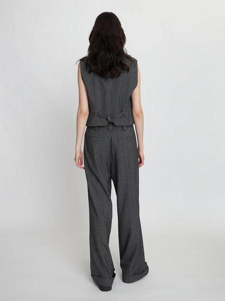 Tailored Vest - Charcoal