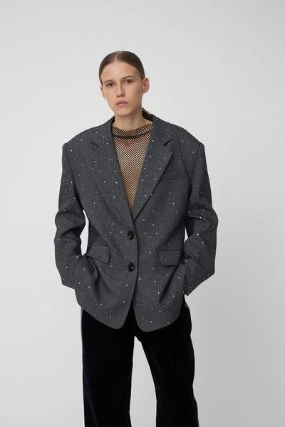 Rhinestone Suiting Blazer