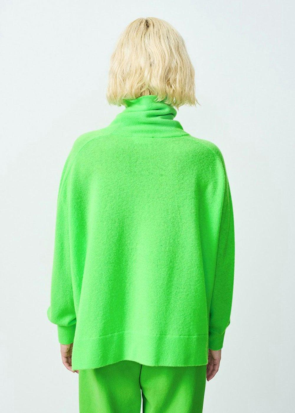 Raxow Turtleneck Jumper - Green