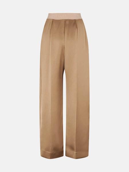 Wide Leg Long Pants - Tiger's Eye