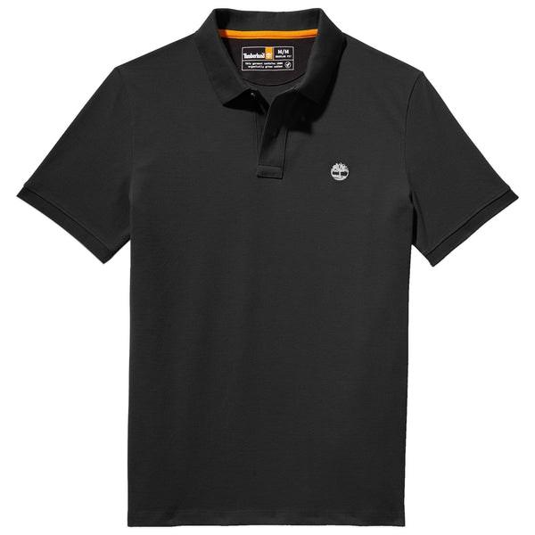 Millers River Pique Polo - Black