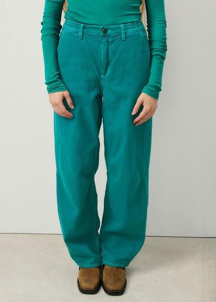 Overdyed Emerald Nyolow Long Jeans