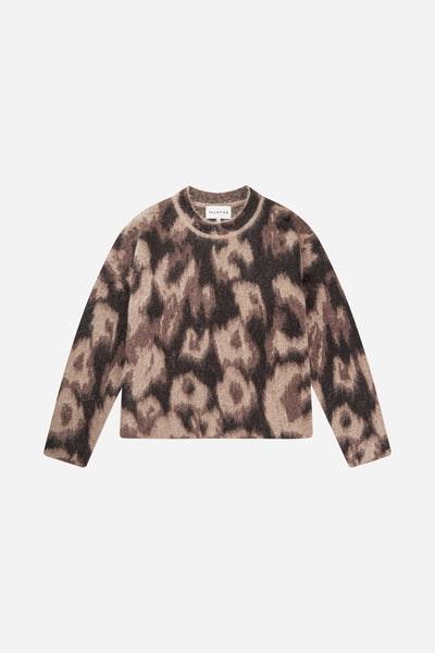 Tolla Animal Print Sweater - Leopard