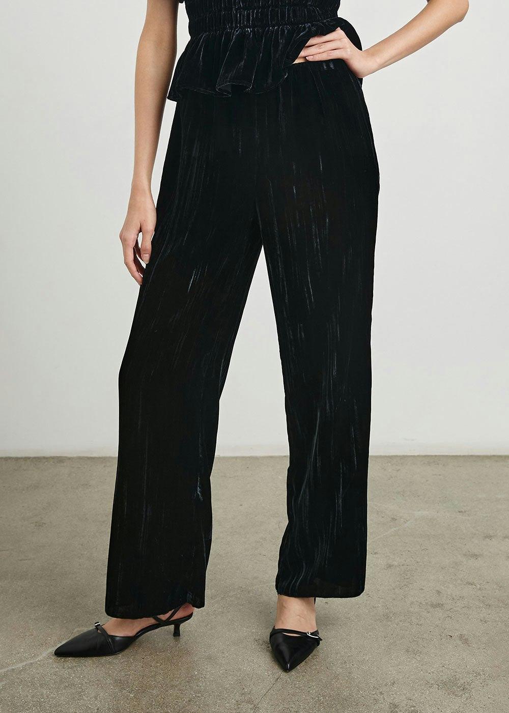 Brissa Pants - Black Velvet