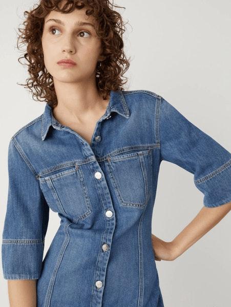 Cabina Denim Mini Dress 24132210542 Col 001