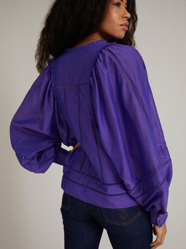 Purple City Blouse