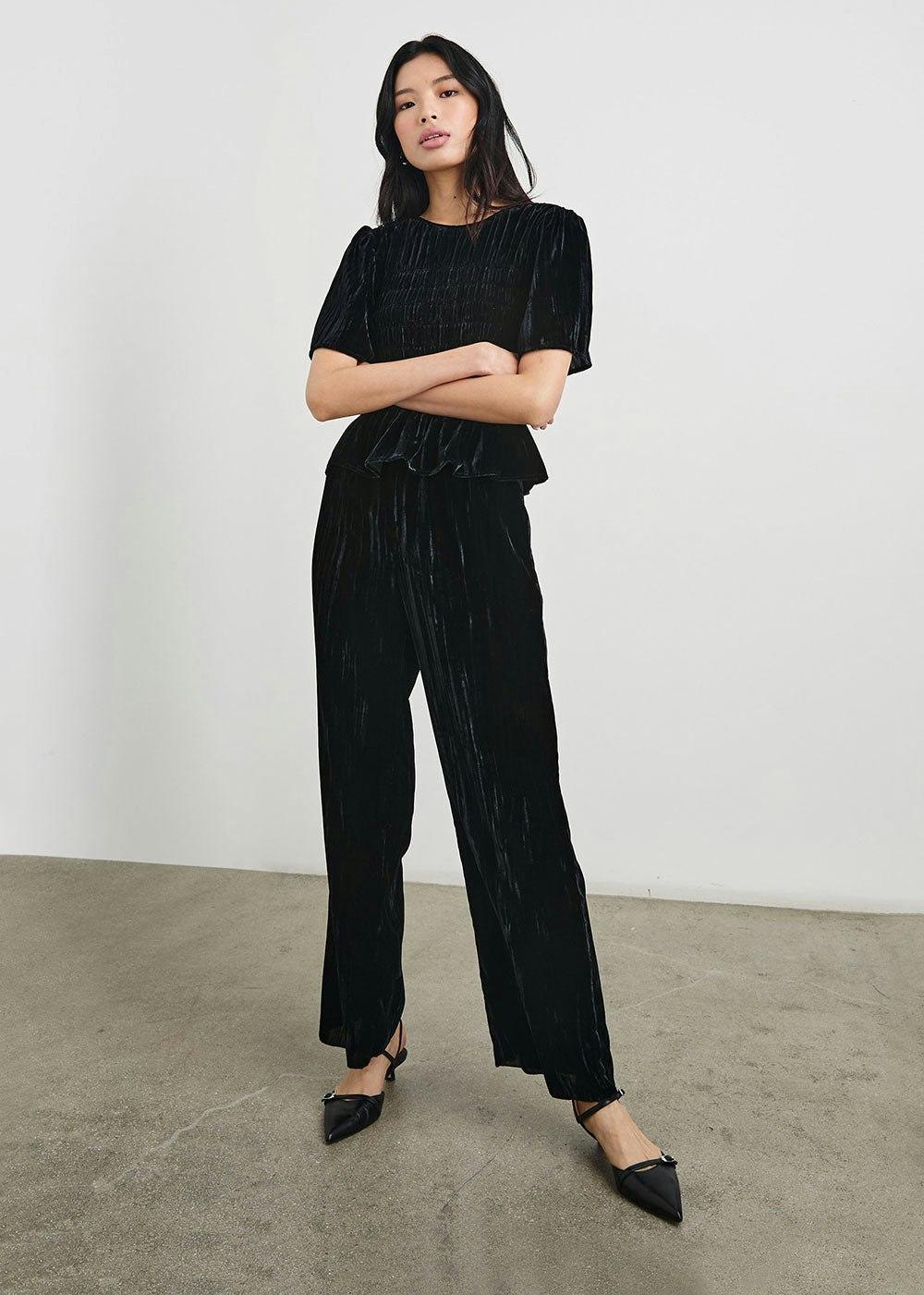 Brissa Pants - Black Velvet