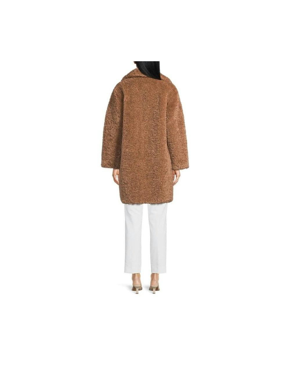 Afro Faux Fur Coat Col: 001 Camel