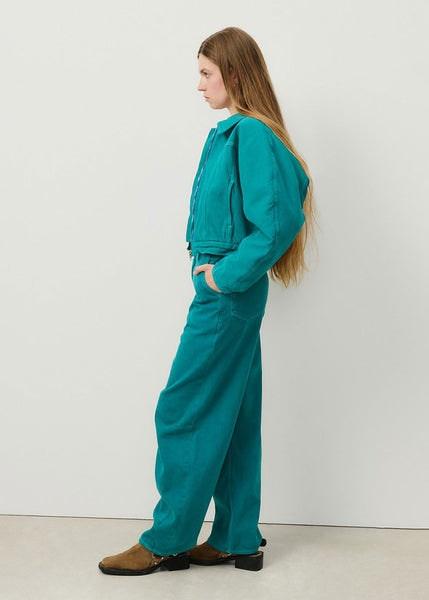 Overdyed Emerald Nyolow Long Jeans