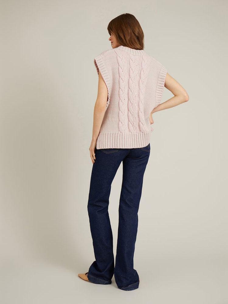 Rose Cor Sleeveless Knit