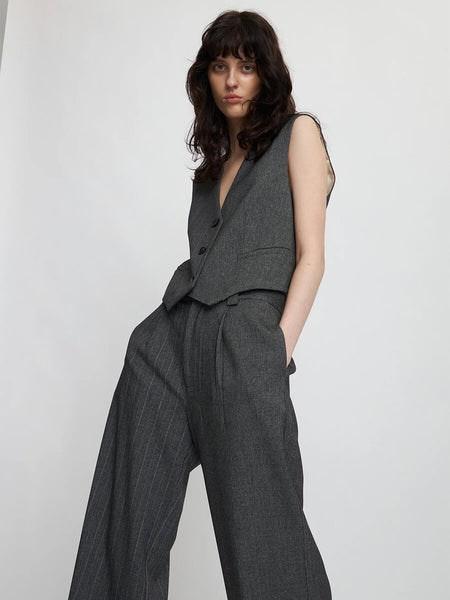 Tailored Pants - Charcoal