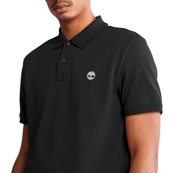 Millers River Pique Polo - Black