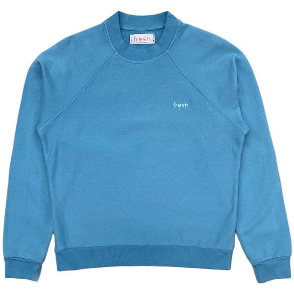 Billie Cotton Sweatshirt In Light Blue