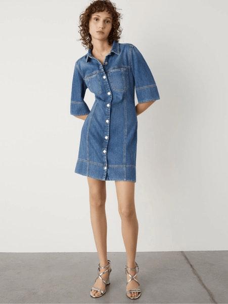 Cabina Denim Mini Dress 24132210542 Col 001