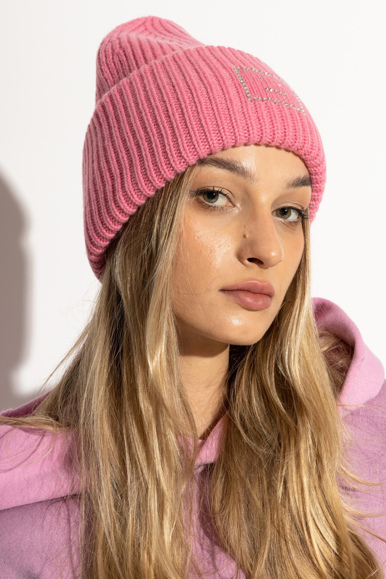 Acne Studios Wool hat with logo