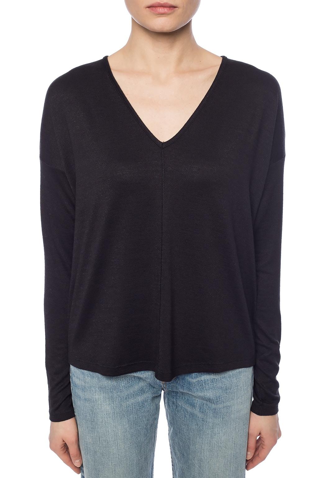 Rag & Bone  Asymmetrical top with long sleeves