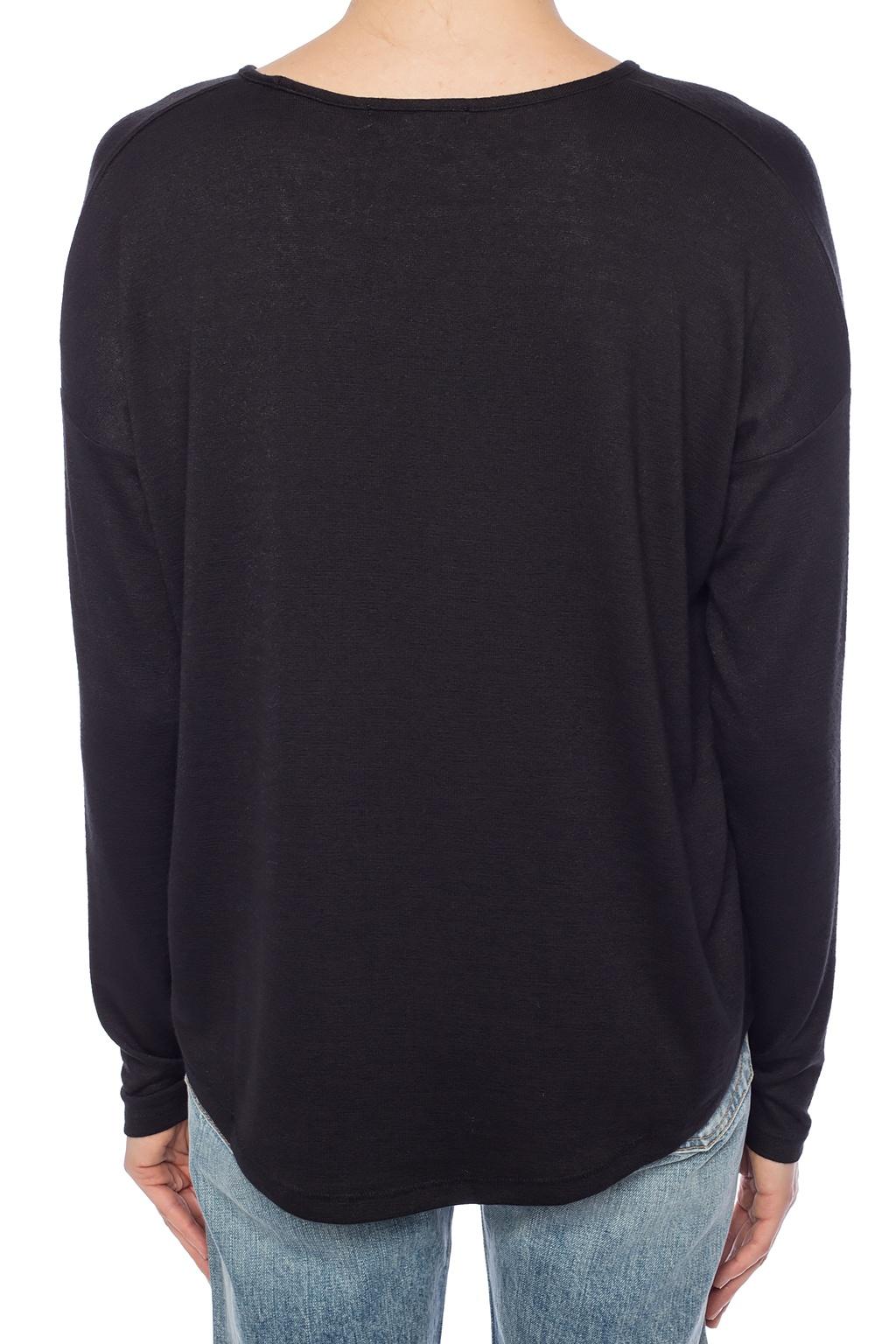 Rag & Bone  Asymmetrical top with long sleeves