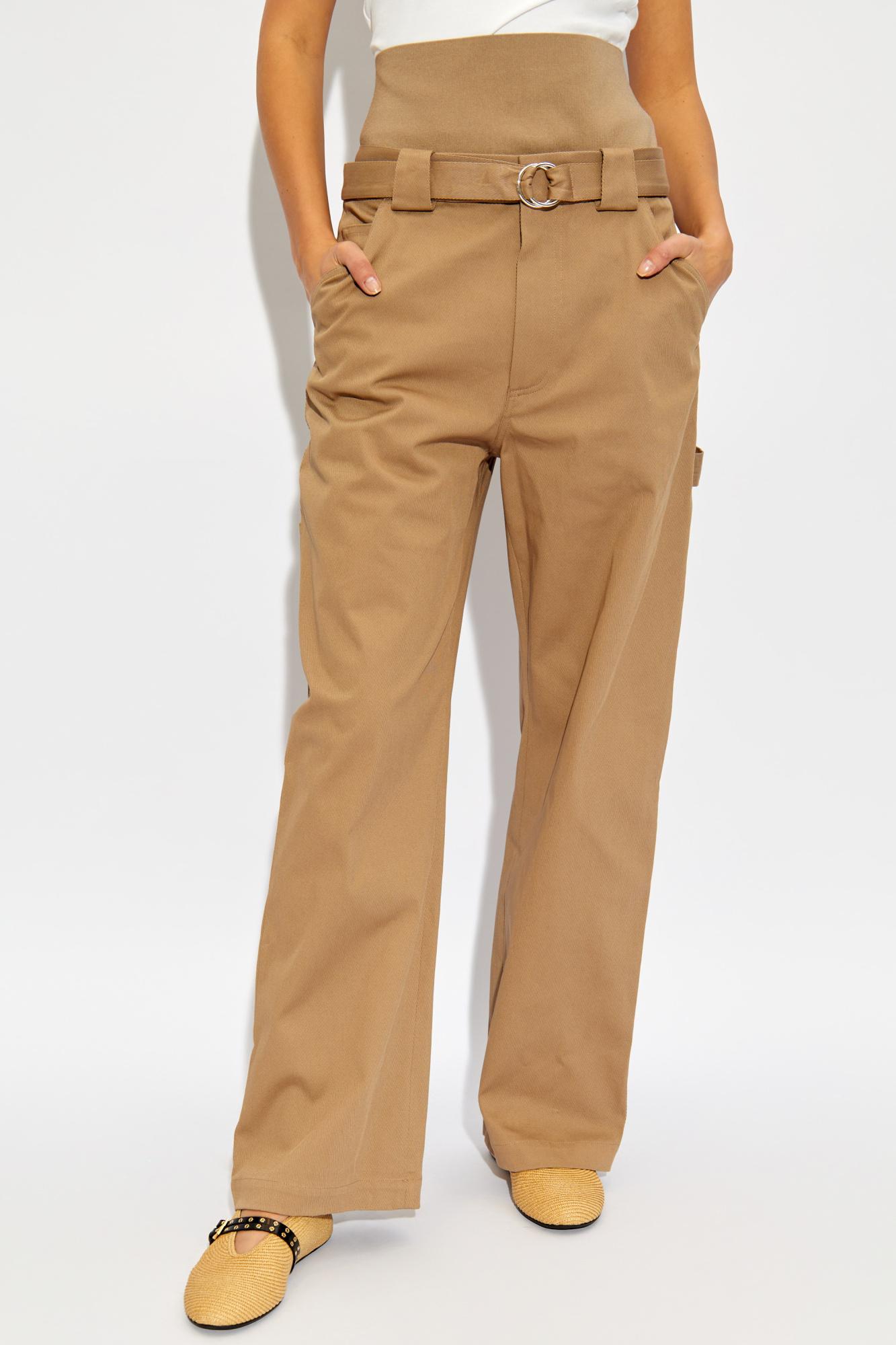 Alaia Trousers with an elastic waistband