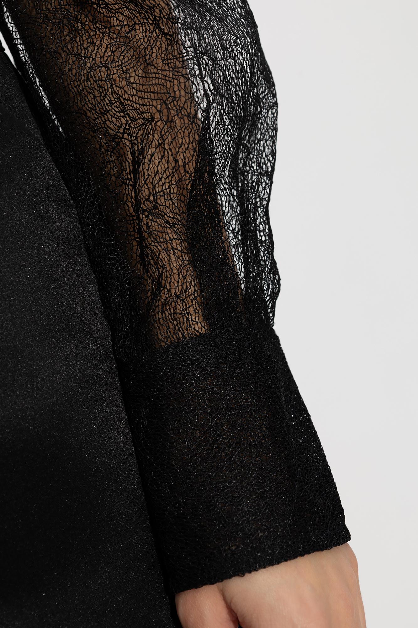 Helmut Lang Fitted Lace Shirt