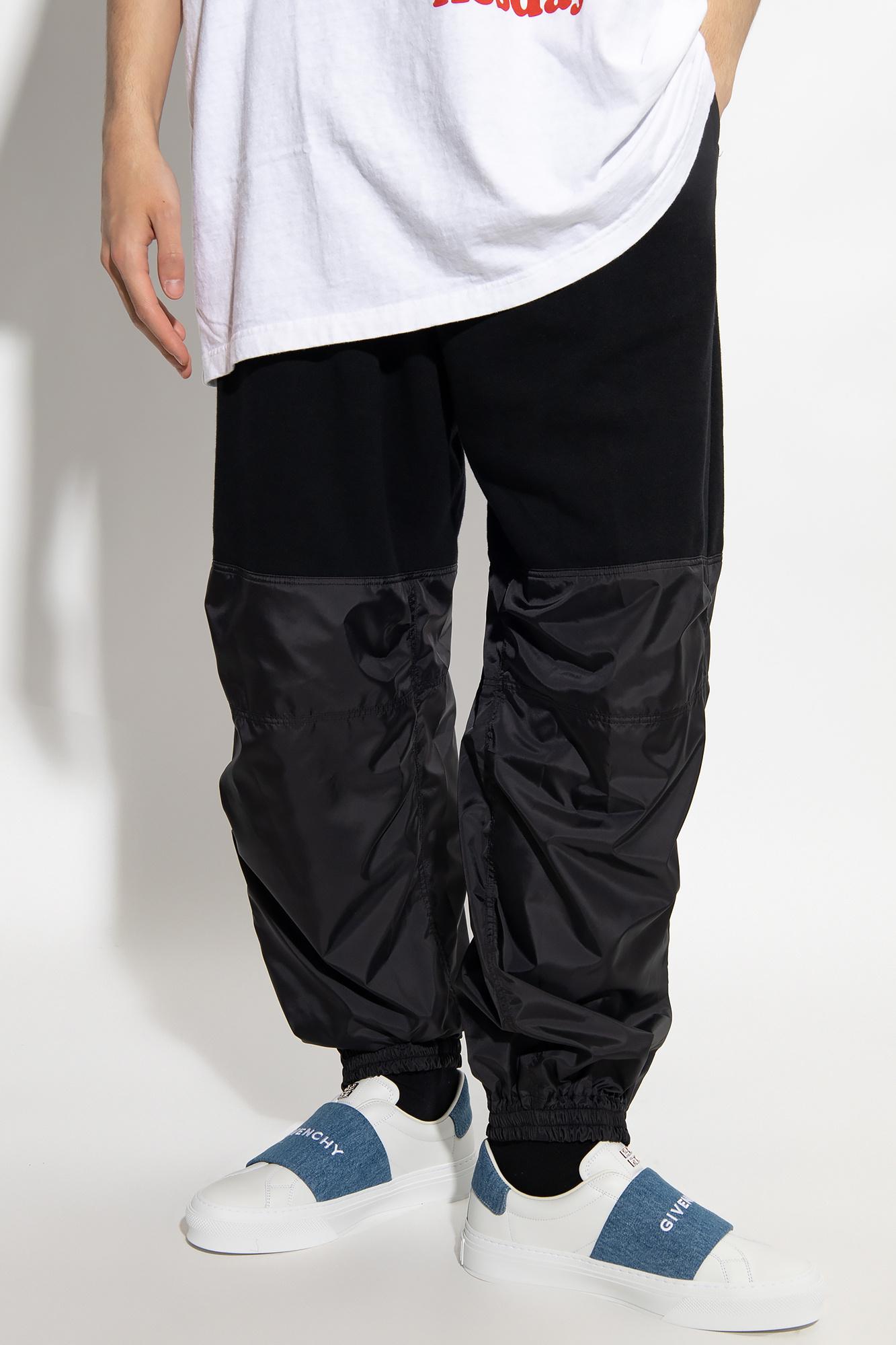 Undercover Sweatpants in contrasting fabrics