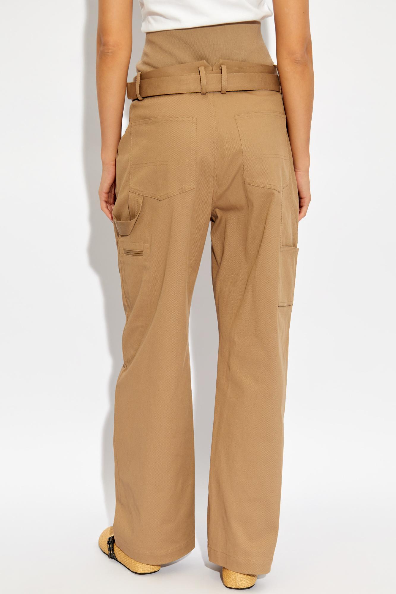 Alaia Trousers with an elastic waistband