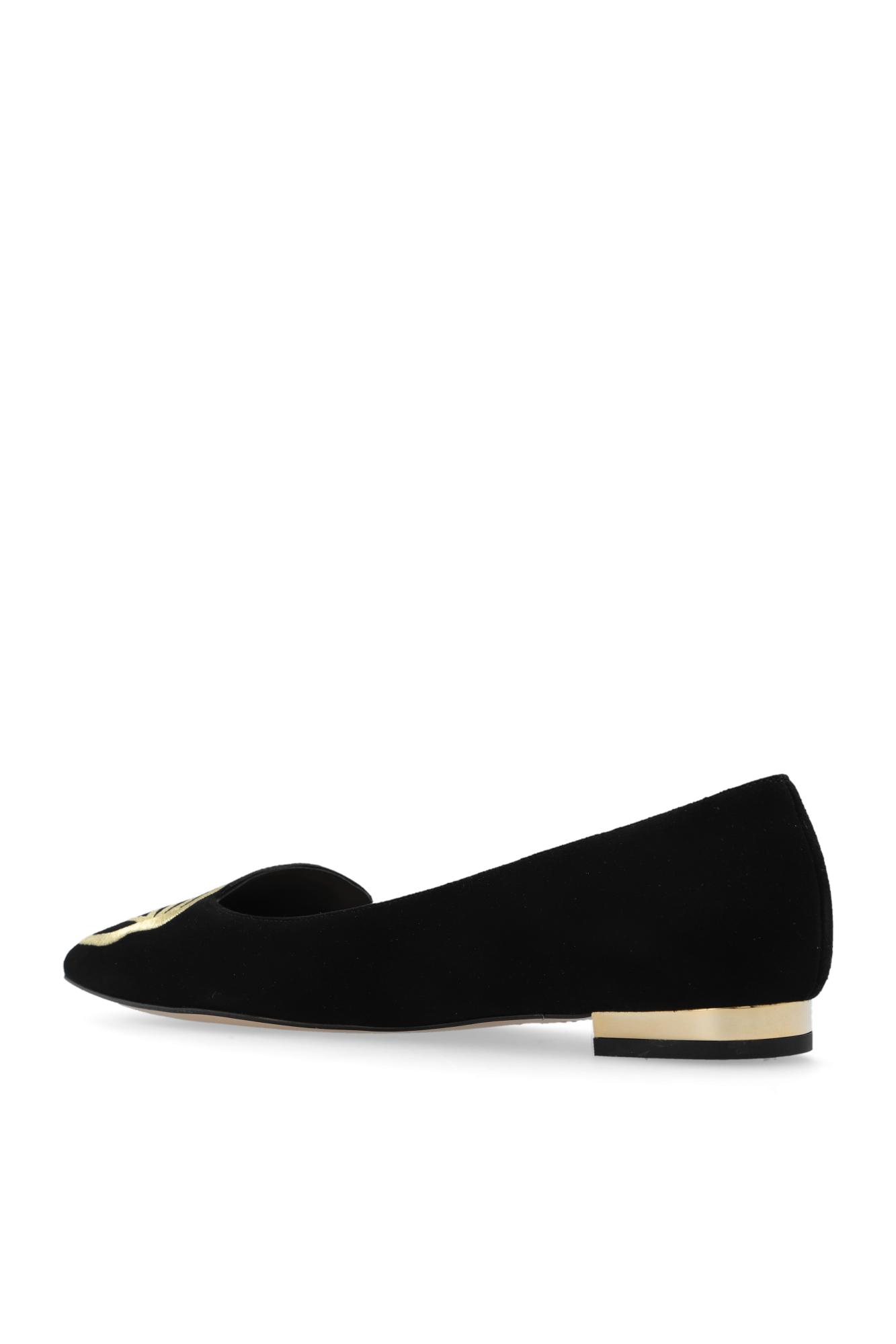 Sophia Webster ‘Butterfly’ suede ballet flats