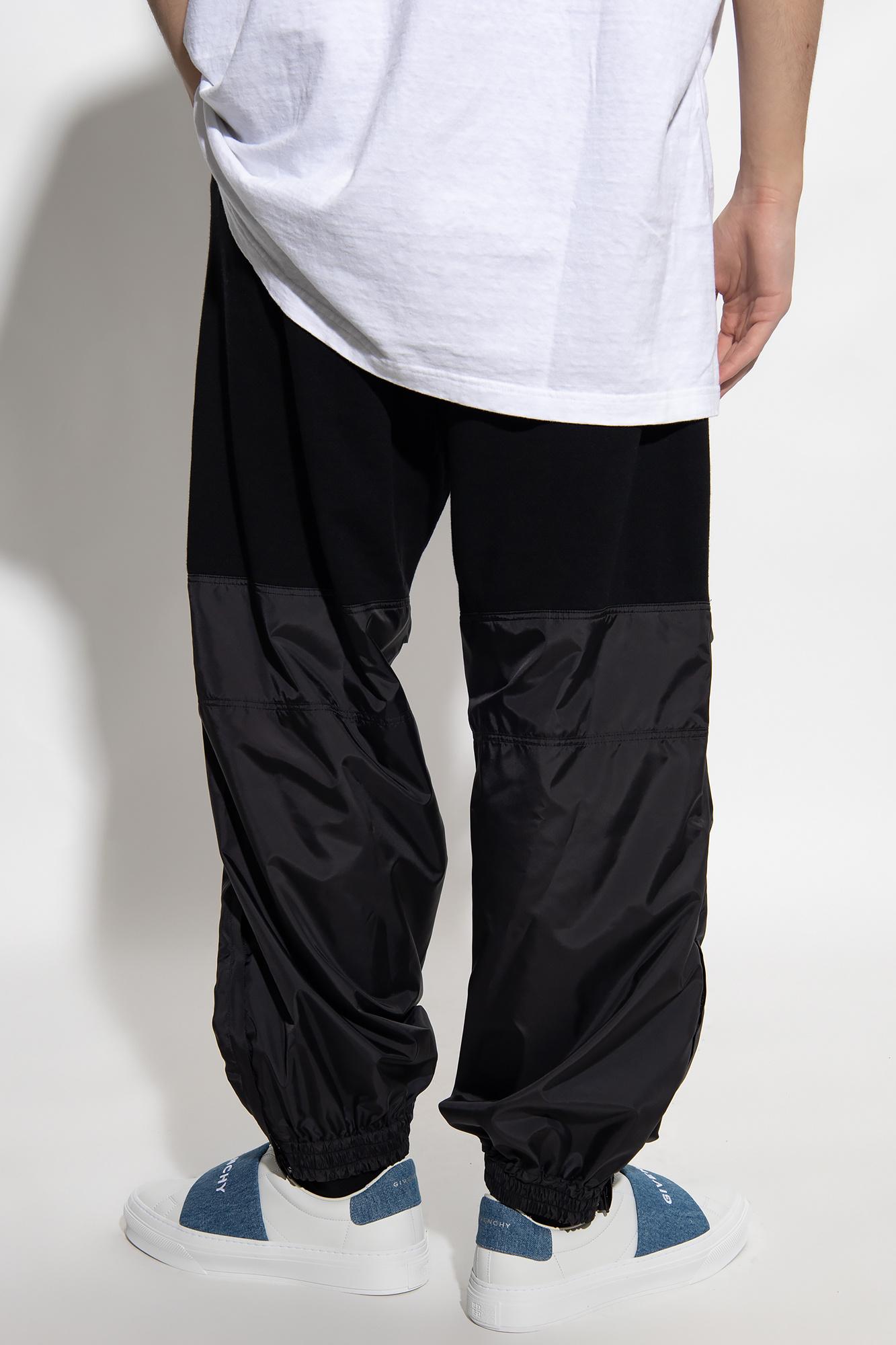 Undercover Sweatpants in contrasting fabrics