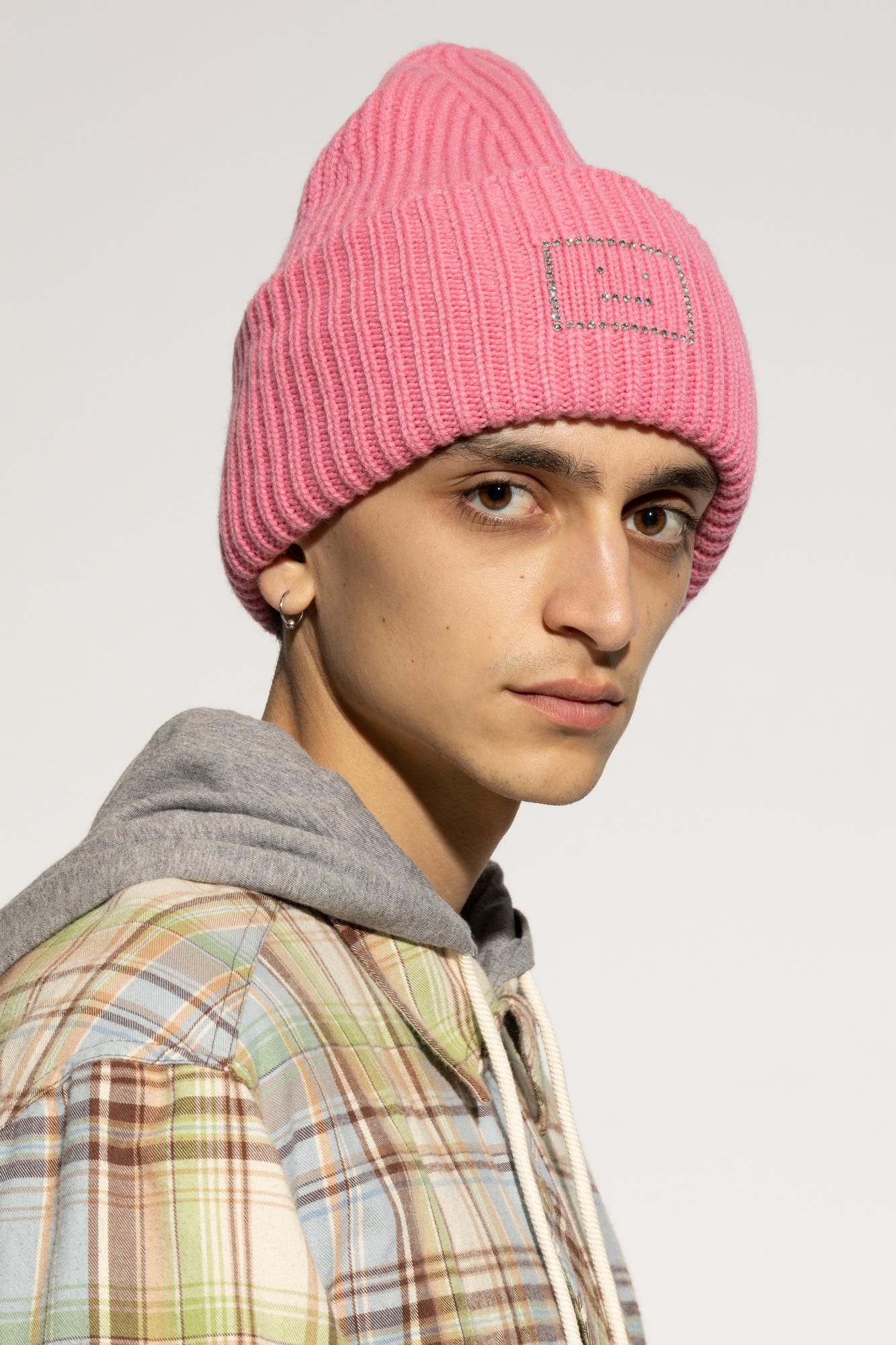 Acne Studios Wool hat with logo