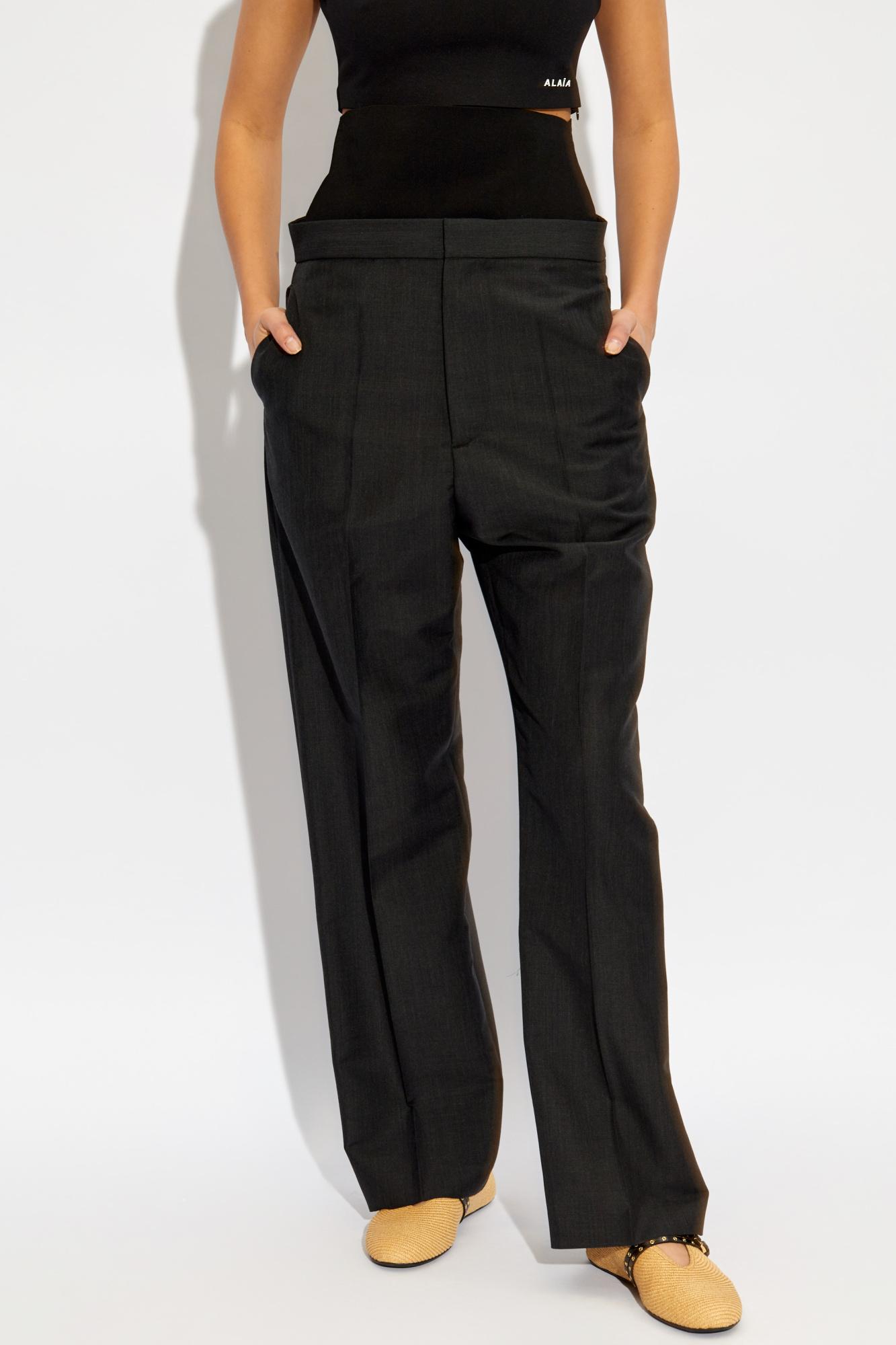 Alaia Pants with elastic waistband