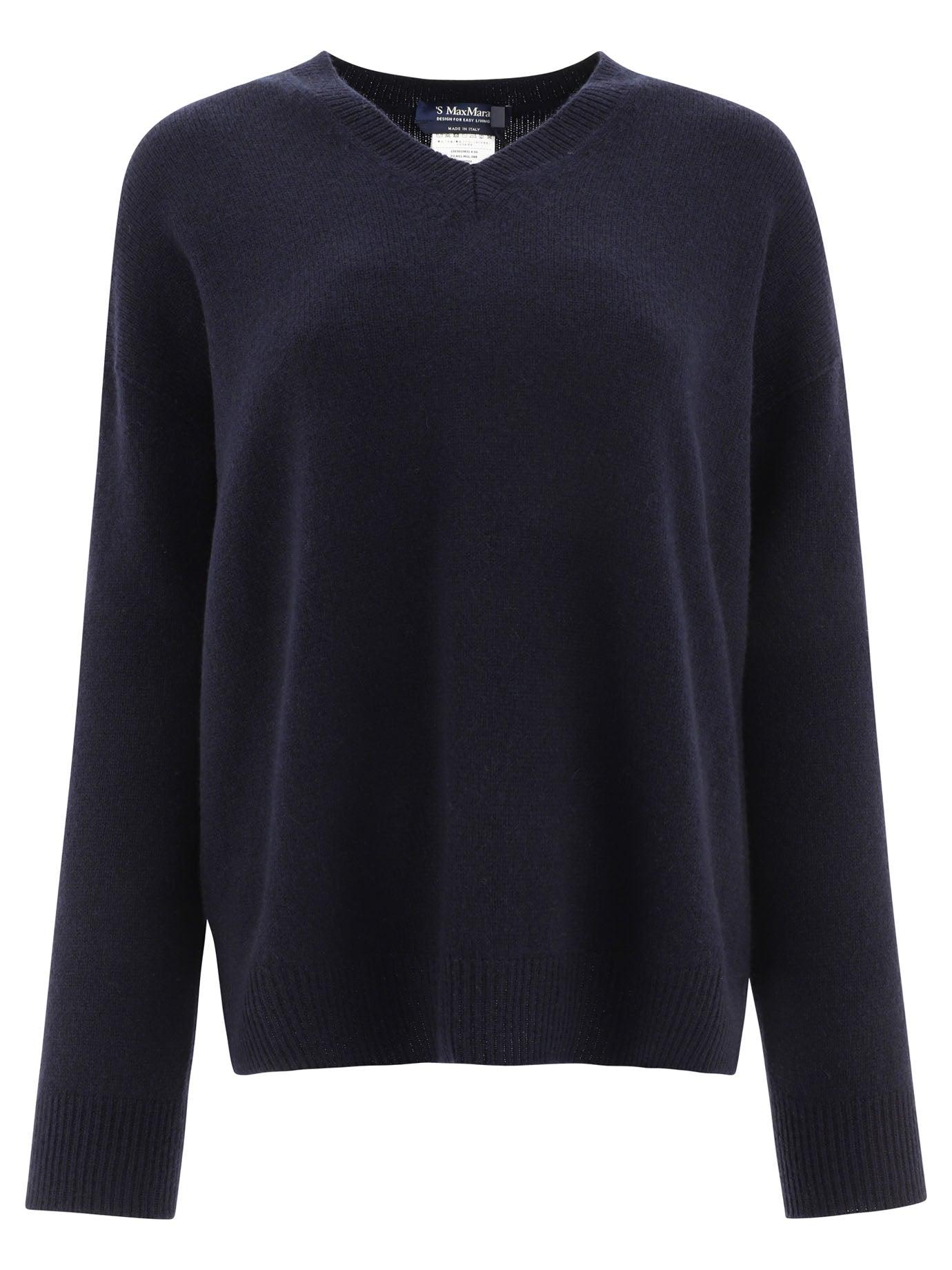 'S Max Mara V-Neck Long-Sleeved Jumper