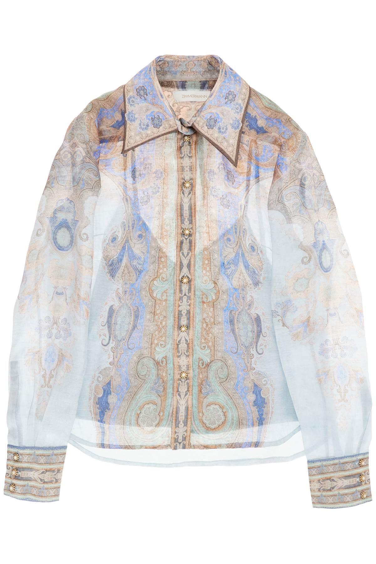 ZIMMERMANN Eden Paisley Print Mini Shirt