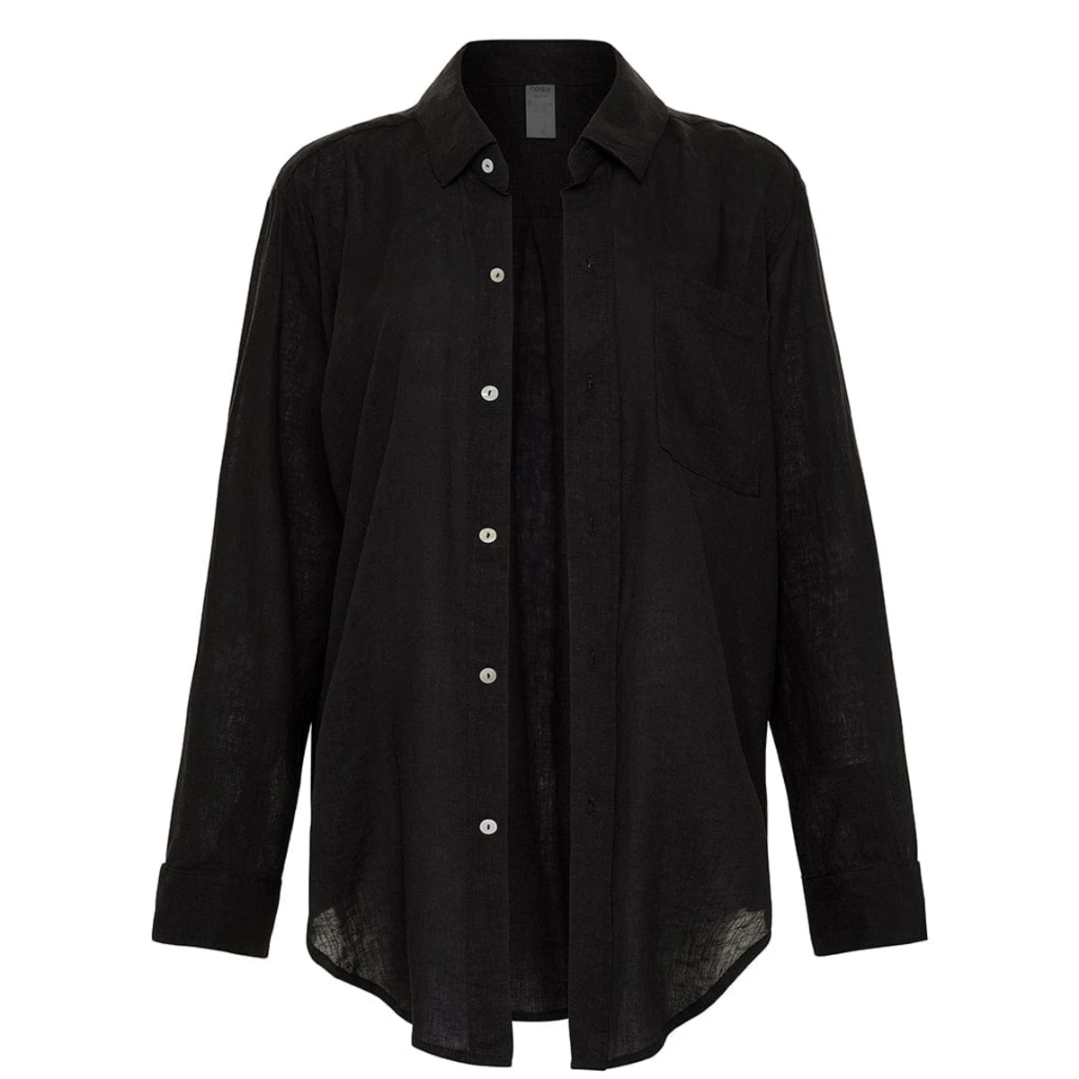 Black Long Sleeve Button Down Shirt