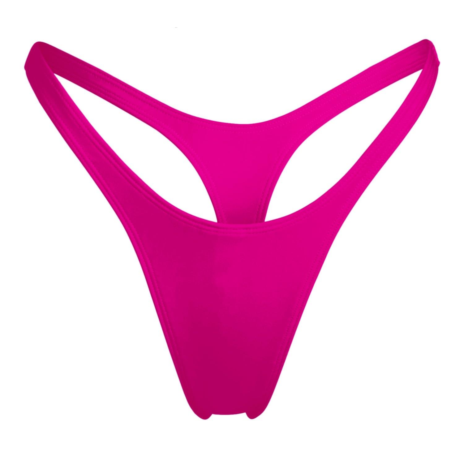 Nolita Thong Bikini Bottom - Grenada Hot Pink