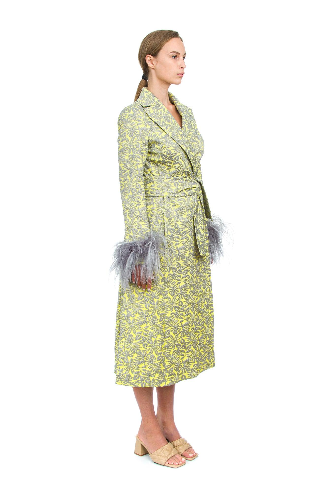 Yellow Jacqueline Coat