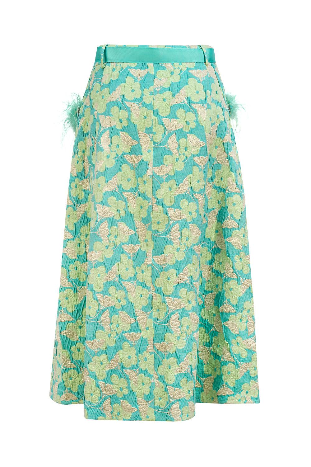 Mint midi Skirt