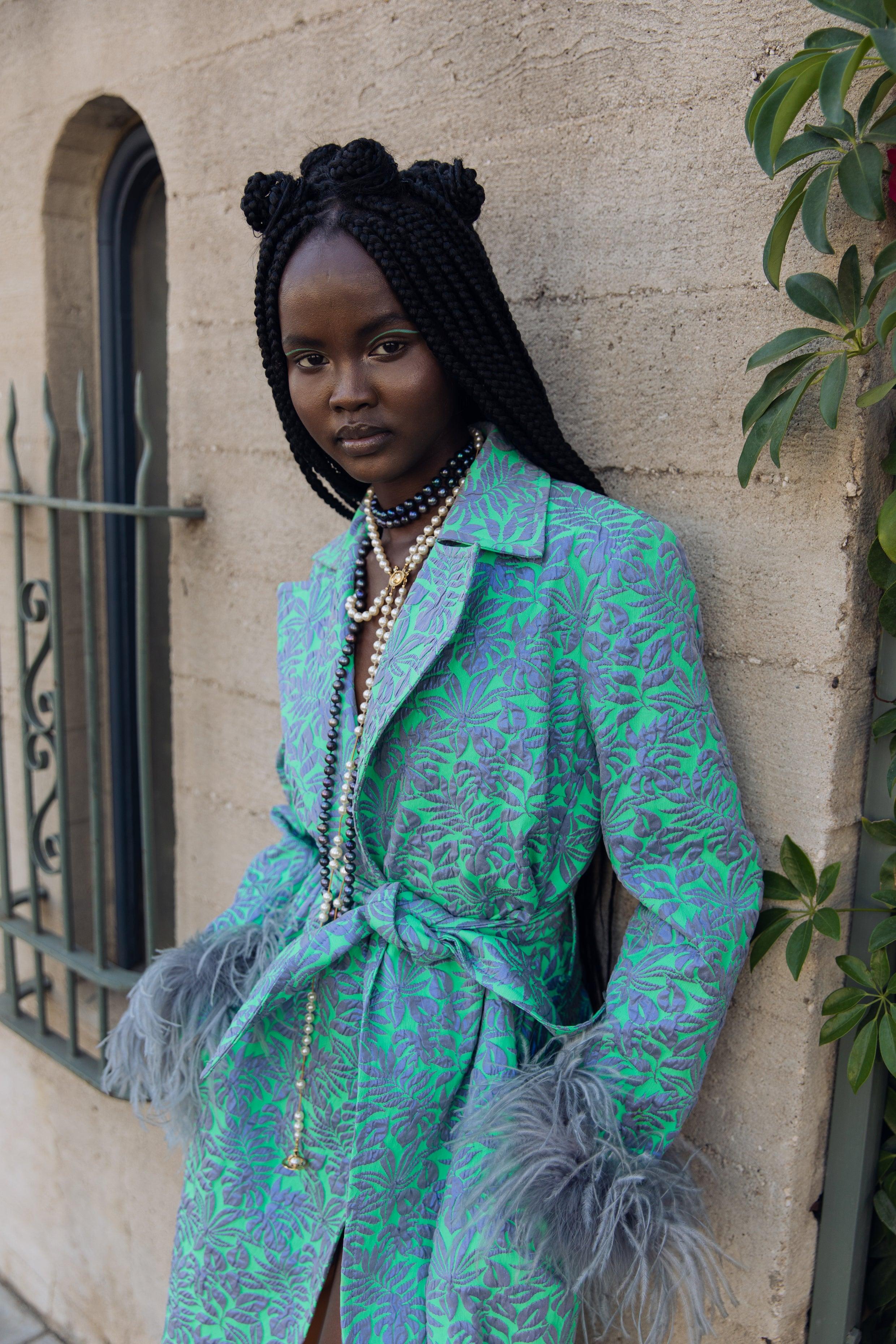 Green Jacqueline Coat