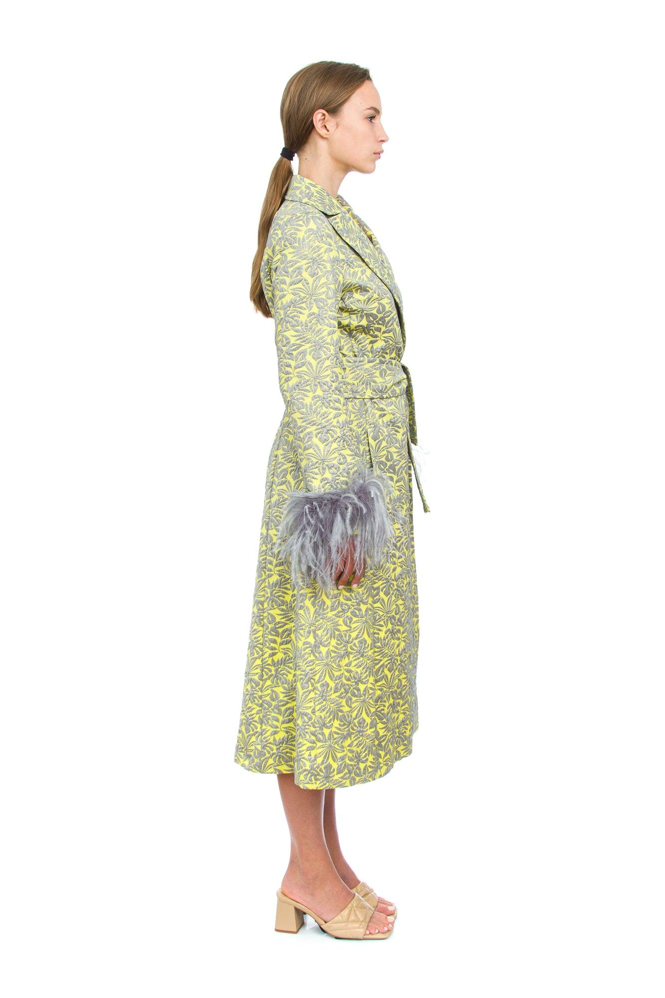 Yellow Jacqueline Coat