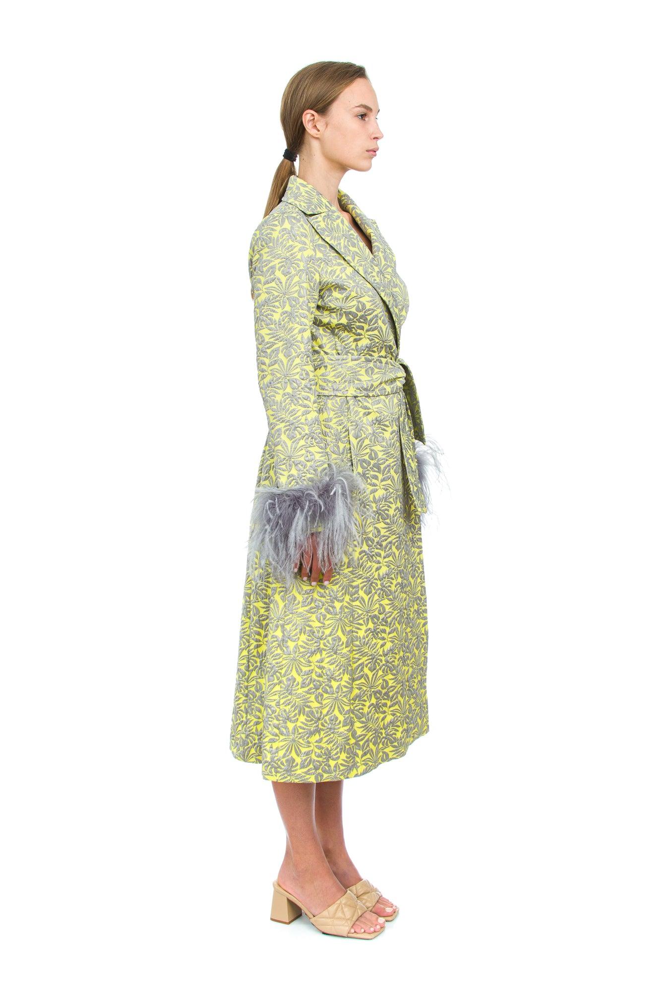 Yellow Jacqueline Coat