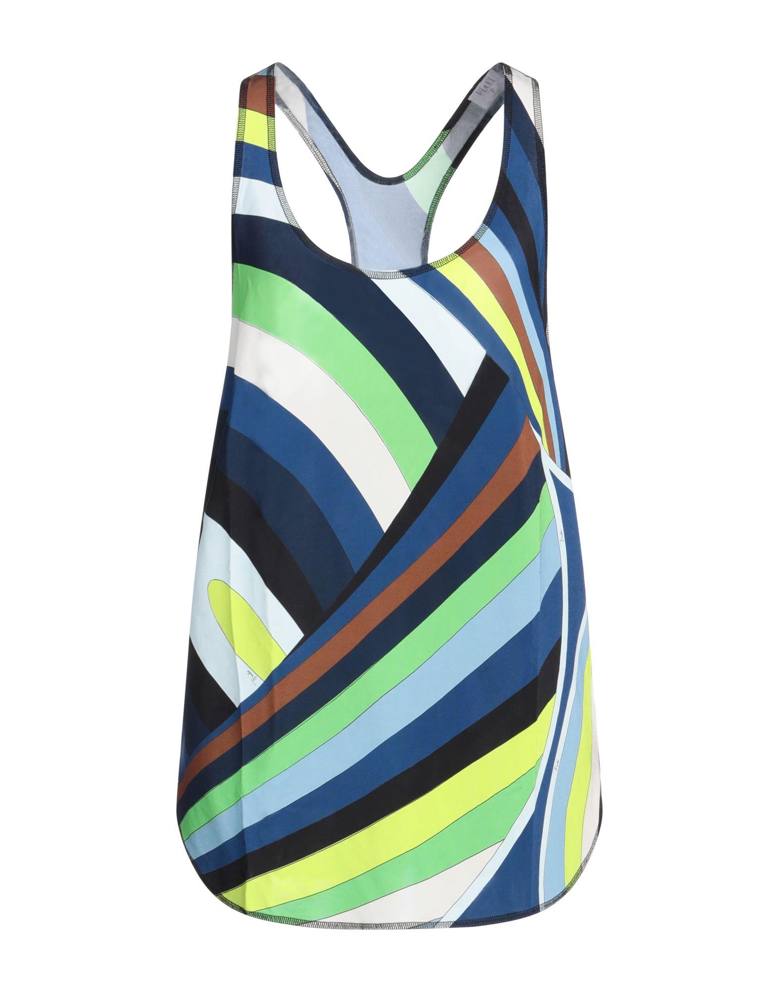 Iride-print sleeveless tank top