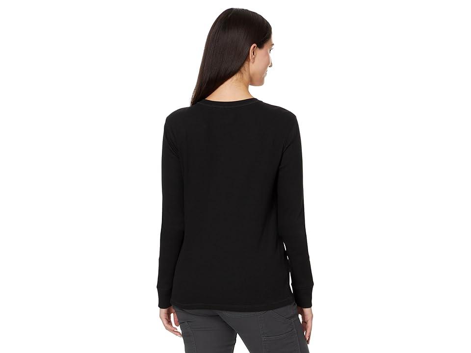 Relaxed Fit Long-Sleeve Ribbed Henley