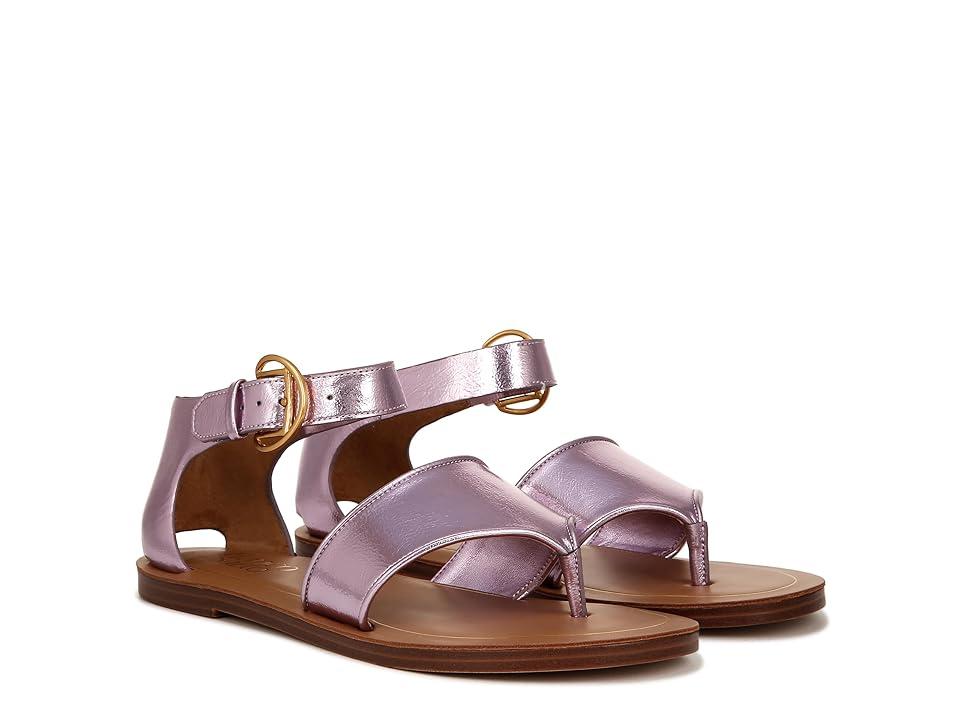 Ruth Ankle Strap Thong Flat Sandals