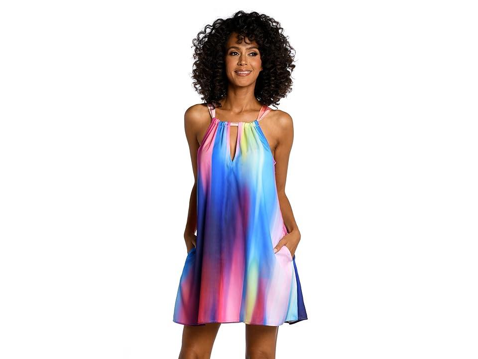 Sunset Shores High Neck Dress