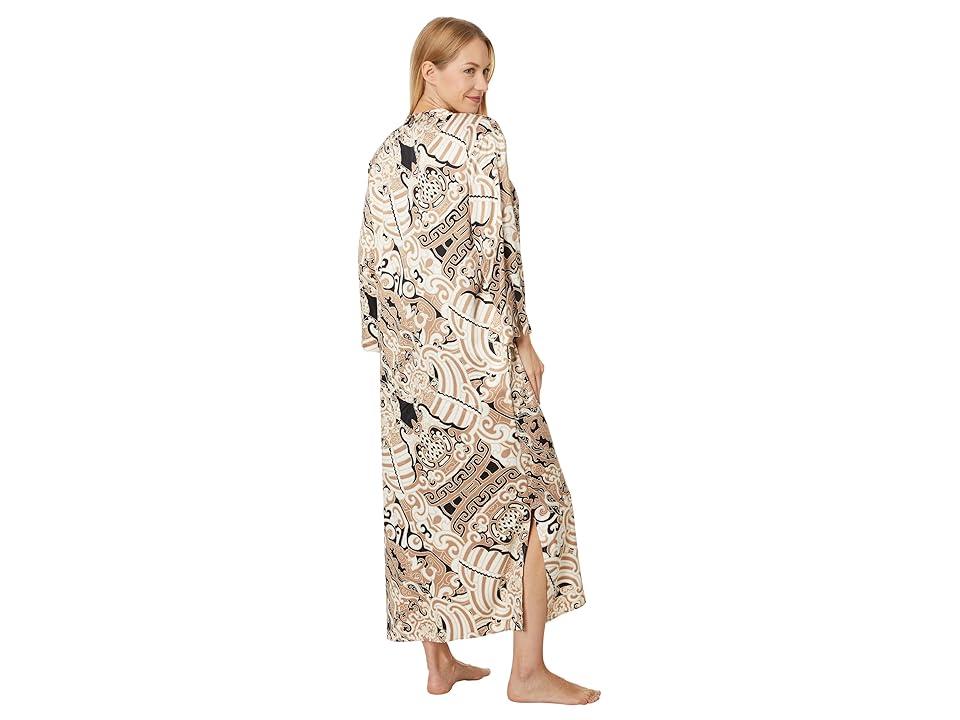 Kaleidoscope Satin Zip Caftan