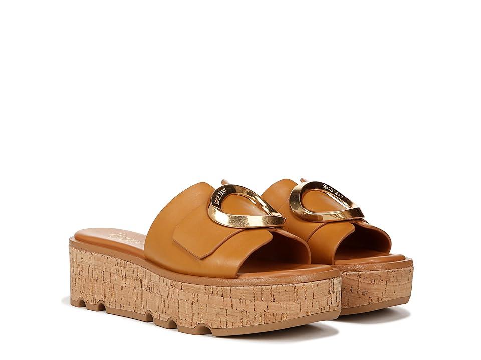 Hoda Cork Platform Slide Sandals