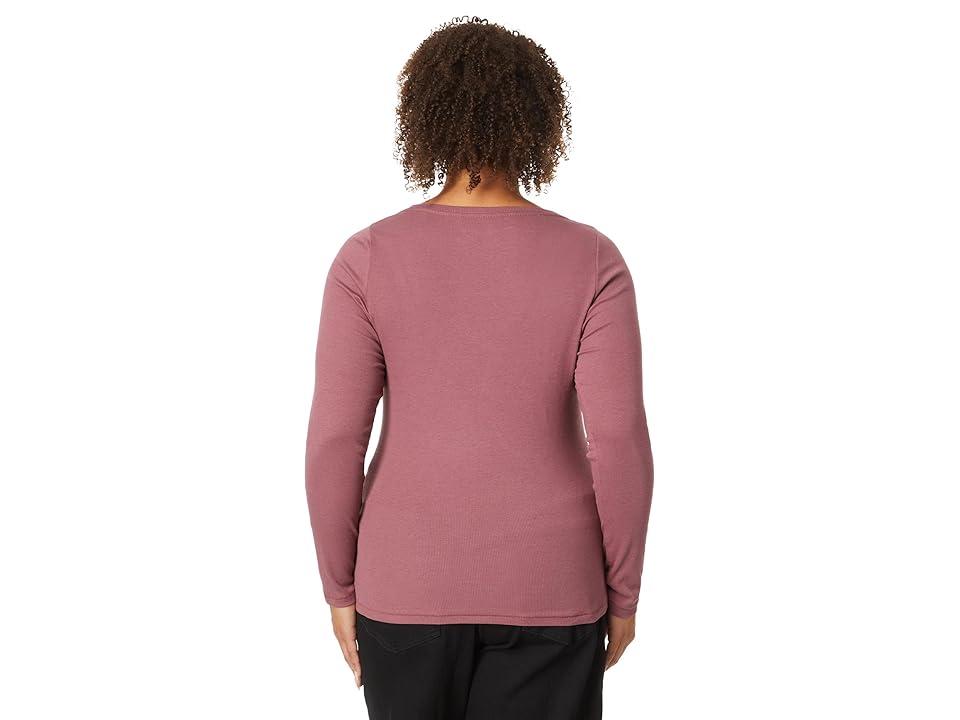 Plus V-Neck Long-Sleeve Tee