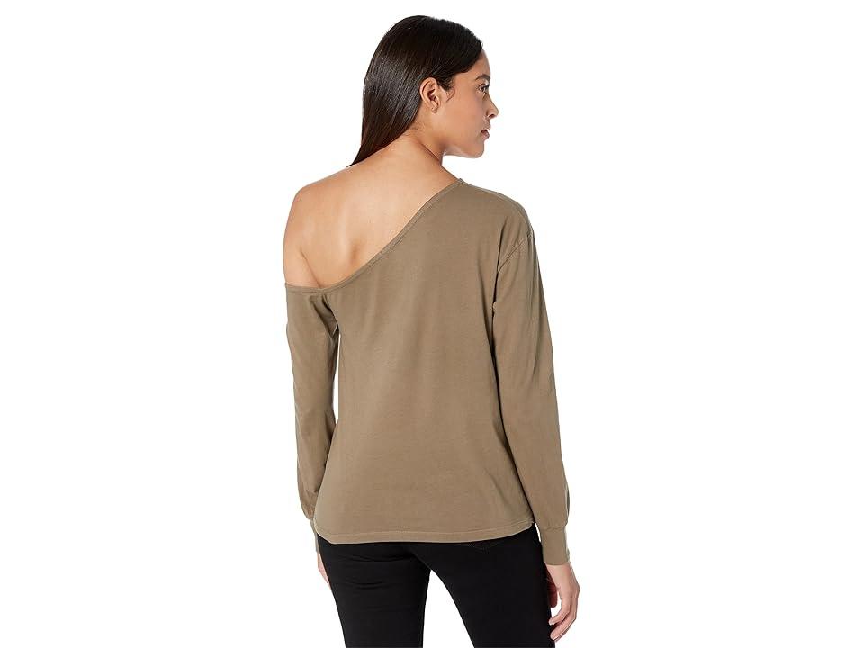 Off Shoulder Long Sleeve Tee