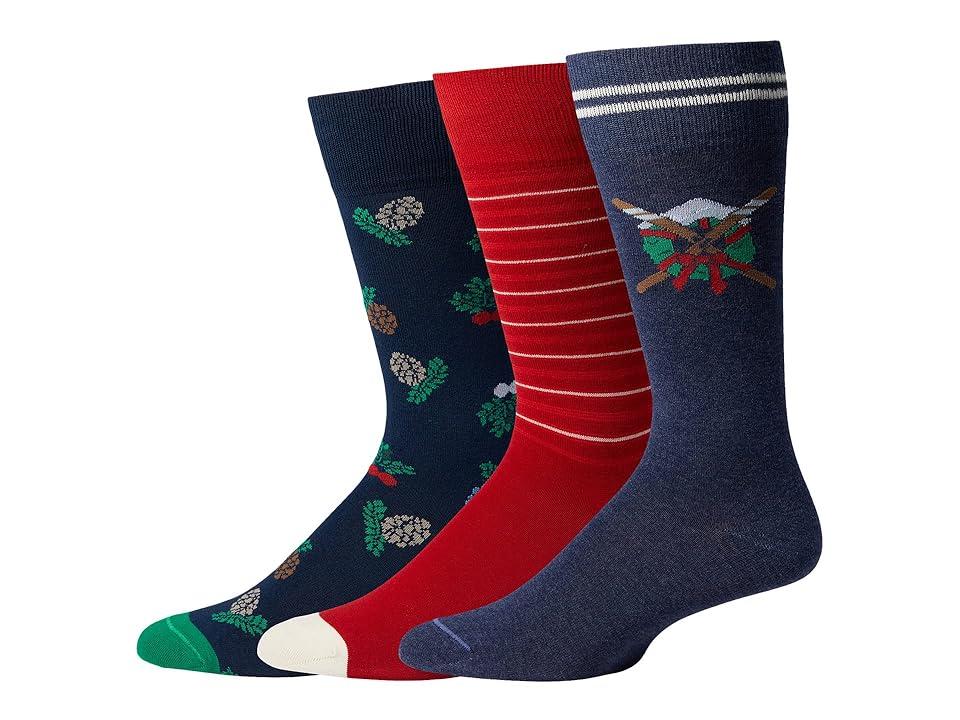 Wreath & Skis 3-Pack Socks