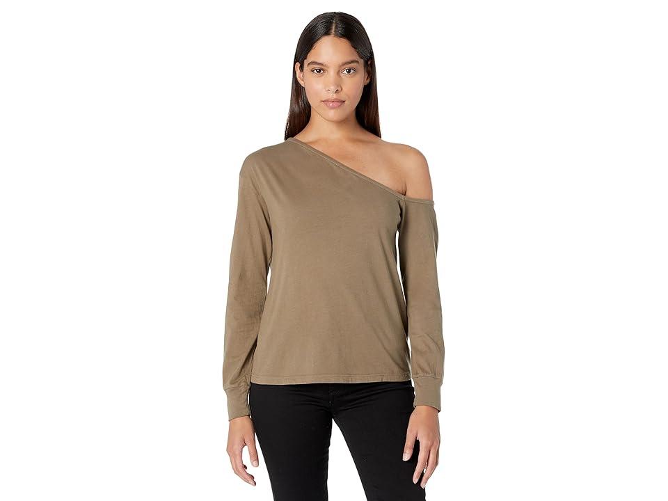 Off Shoulder Long Sleeve Tee