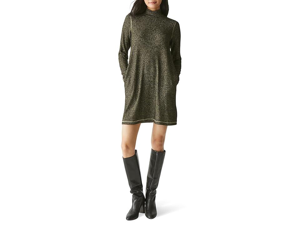 Olivia Sparkle Mock Neck Dress